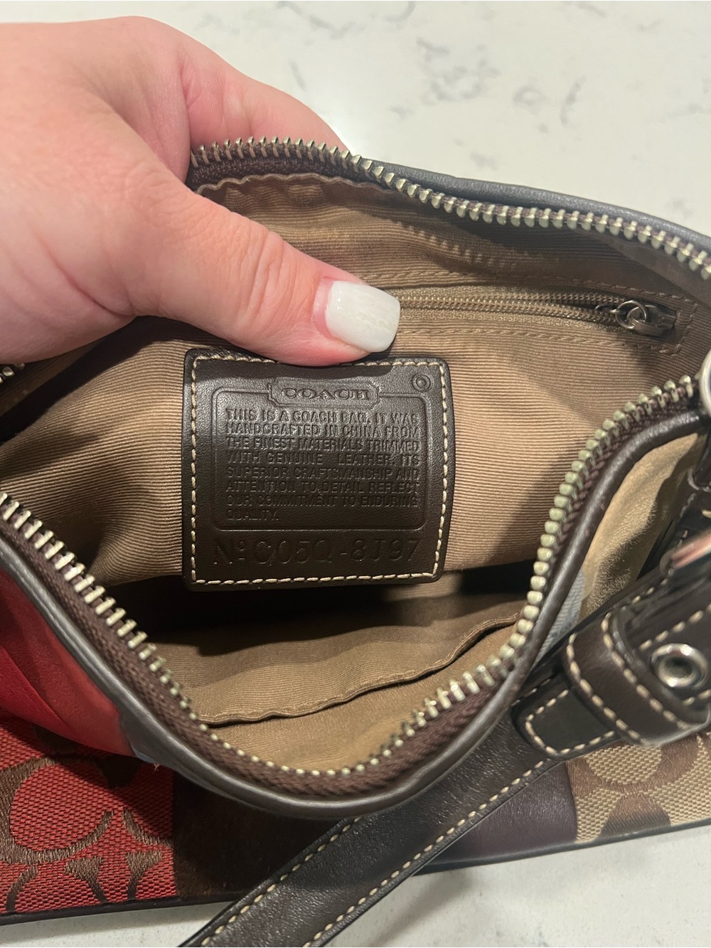 Authentic Vintage Y2K Coach Patchwork Bag - Small - Picture 11 of 12
